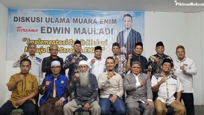 Edwin Mauladi Dapat Restu Ulama Jadi Calon Bupati Muara Enim