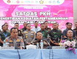 Satgas PKH Segera Sikat Tambang Ilegal mulai 1 September!